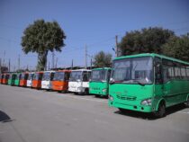 В Ош доставили 35 новых автобусов