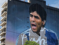 Самый большой в мире портрет Диего Марадоны появился в столице Аргентины