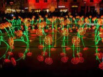 Ежегодный фестиваль световых инсталляций открылся во французском Лионе