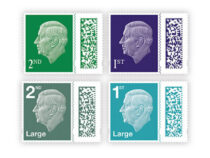 Британская почта представила первые марки с изображением Карла III