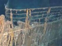 Опубликованы редкие кадры обломков «Титаника»