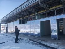 В Нарыне строят новый аэровокзал