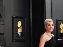 Леди Гага на церемонии «Оскаре» бросилась поднимать упавшего фотографа