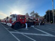 Россия передала Кыргызстану 40 пожарных машин