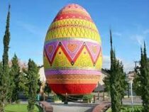 В Бразилии установили самое большое в мире пасхальное яйцо