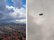 В Анкаре засняли летающий диван