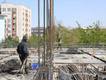 В Бишкеке продолжается строительство корпуса городской клинической больницы №6