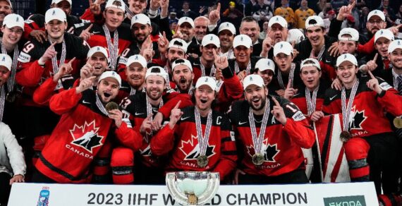 Сборная Канады обыграла команду Германии в финале чемпионата мира по хоккею