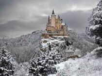 Снег выпал на севере Испании