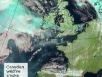 Дым от канадских лесных пожаров достиг Испании