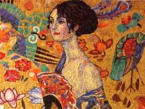 «Дама с веером» Климта стала самой дорогой проданной в Европе картиной