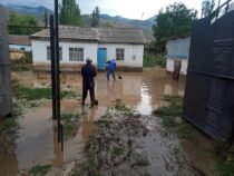 На Иссык-Куле  селевые потоки затопили два села