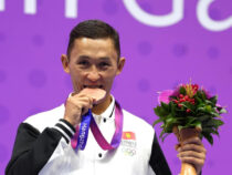 Авазбек Аманбеков завоевал бронзу Азиатских игр по ушу-саньда
