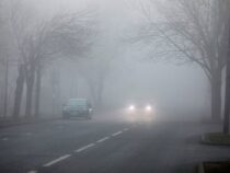 Туман в Бишкеке. Водителей призывают быть внимательными за рулем