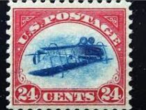 В США продали на аукционе почтовую марку с ошибкой