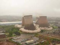 Момент взрыва угольной электростанции в Великобритании сняли на видео