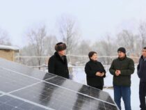 Малообеспеченным семьям в Чуйской области установили солнечные батареи