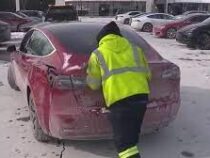 Электрокары Tesla перестали заводиться из-за морозов в штате Иллионойс
