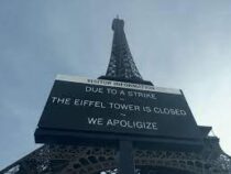 Эйфелева башня приостановила работу из-за забастовки сотрудников