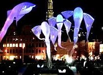Фестиваль света проходит в Брюсселе