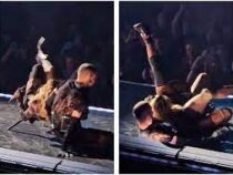 Мадонну уронили на сцене прямо во время концерта