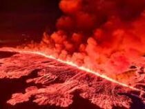 На части территории Исландии объявлен режим ЧП из-за вулкана