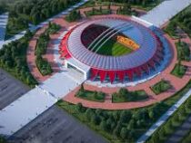 В Чуйской области начали строительство самого крупного футбольного стадиона