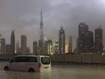 Ливни вызвали наводнение в Дубае