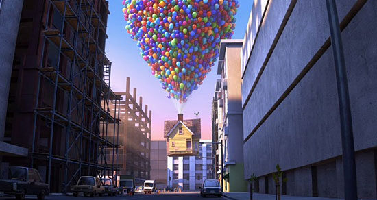 Летающий дом из мультфильма «Вверх» станет реальностью