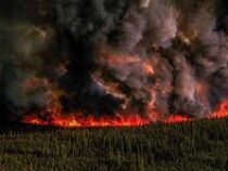 В Канаде  борются с лесными пожарами
