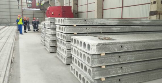 В Караколе запущено производство бетонных перекрытий
