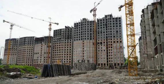 В жилом комплексе «Мурас» ведется второй этап строительства