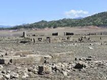 Руины древнего города стали видны из-за засухи