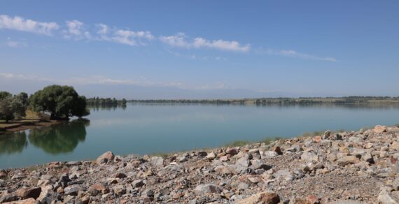 На Нижне-Ала-Арчинском водохранилище укрепили дамбу