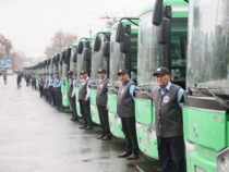 В Оше сегодня  на линии вышли  новые автобусы