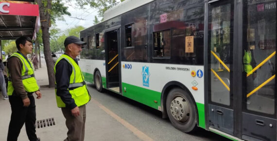 В Бишкеке в автобусе №166 умер иностранец