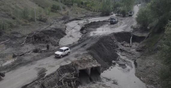 Движение  на автодороге Ош-Баткен полностью восстановлено