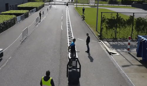 В Нидерландах создан самый длинный велосипед в мире