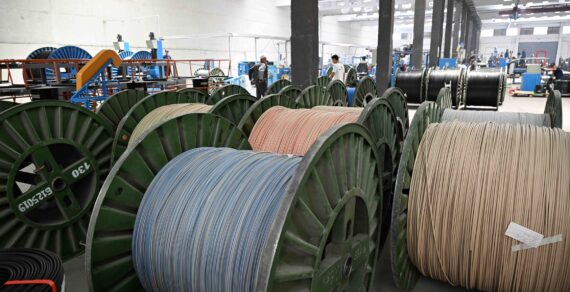 В Чуйской области открылся завод по производству электрических проводов